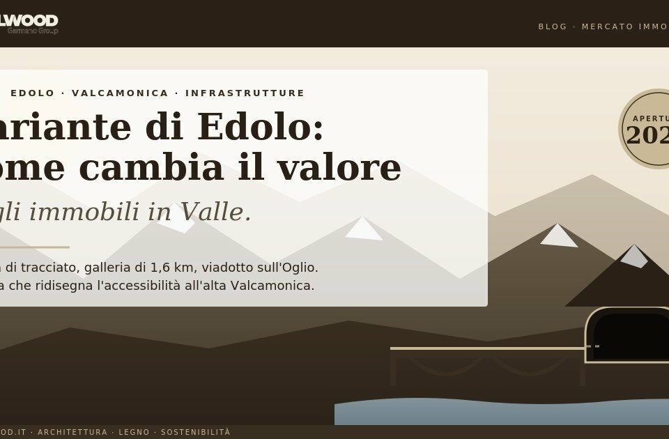 progetto galleria edolo